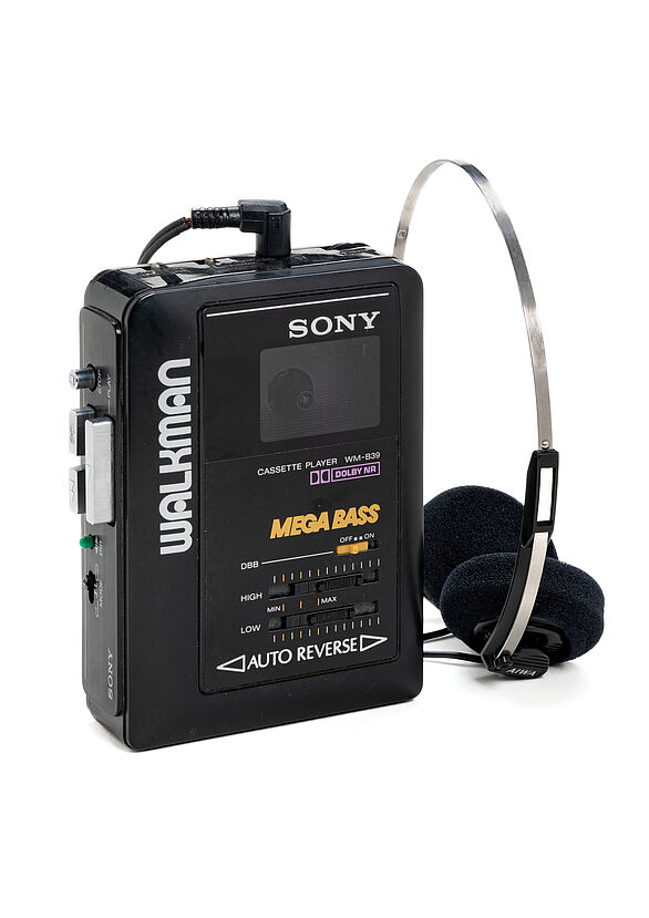 Schwarzer Sony-Walkman aus den 80ern