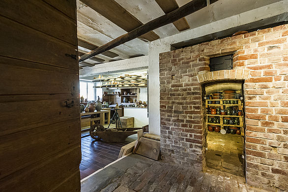 Insight into the authentic replica of a stonemason's workroom