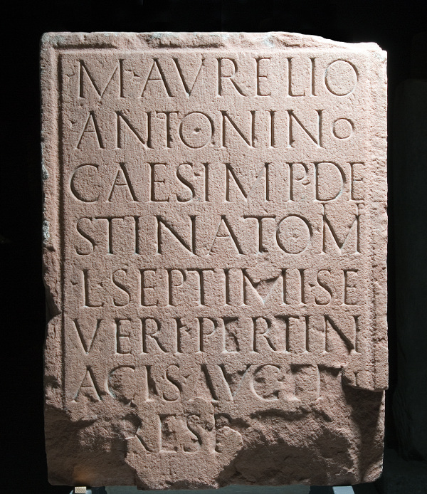 Ehreninschrift Ehreninschrift für Kaiser Caracalla aus Baden-Baden
