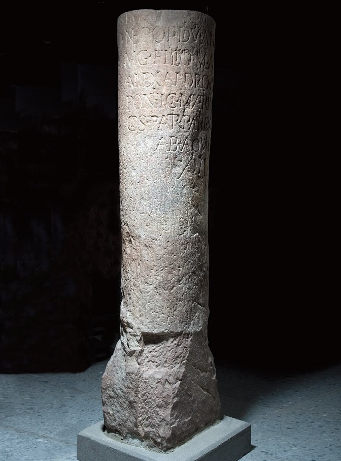 Römische Distanzsäule Römisches Distanzsäule des Severus Alexander