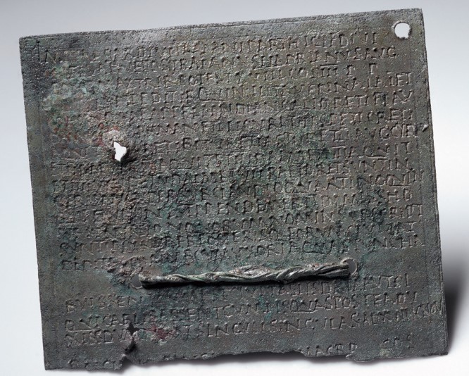 Militärdiplom Römisches Militärdiplom aus Bronze