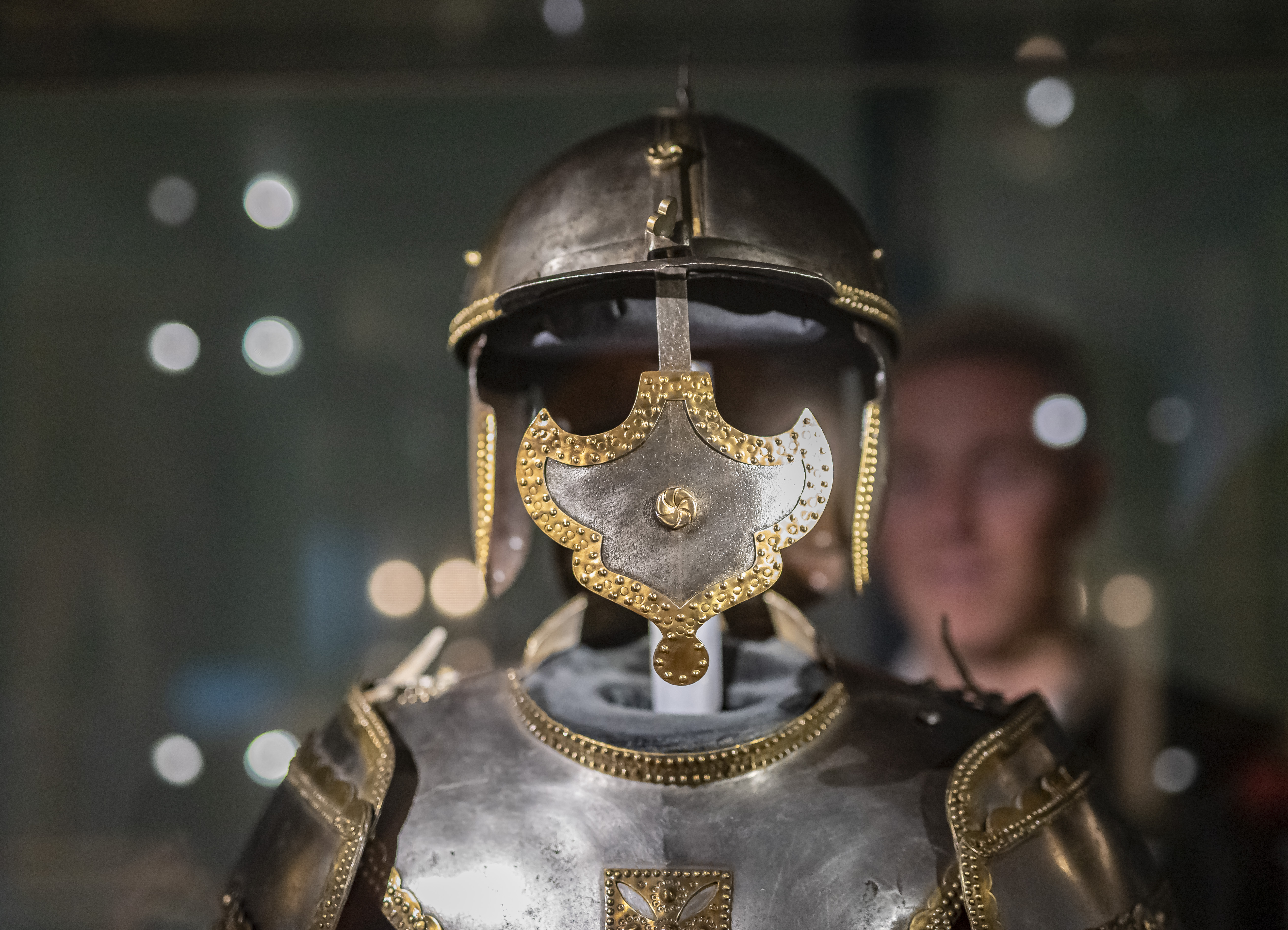 Impression Husaren-Halbharnisch mit Ketten-/Ringelpanzerung polnisch, 2. Hälfte 17 Jh., Nationalmuseum Krakau