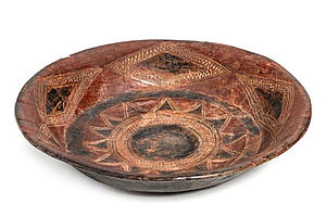 keltischer Stufenteller aus Keramik