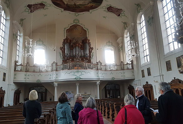 Besuch des Fördervereins in der Wallfahrtskirche in Ettenheimmünster