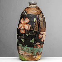 collagenartig verzierte Vase