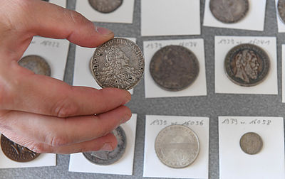 mehrere Münzen der Sammlung Sigmann-Seidel
