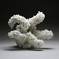 korallenartige Keramikfigur