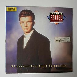 Plattencover Rick Astley