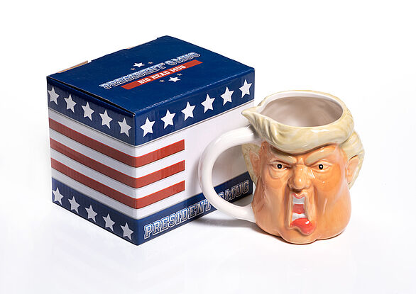 Donald Trump Scherztasse
