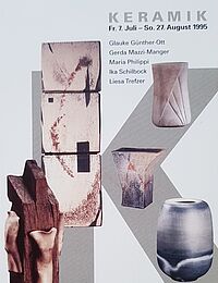 Keramik-Plakat Plakat der Keramik aus dem Jahr 1995