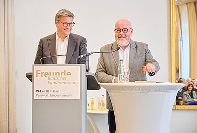 Eckart Köhne und Martin Wacker am Rednerpult