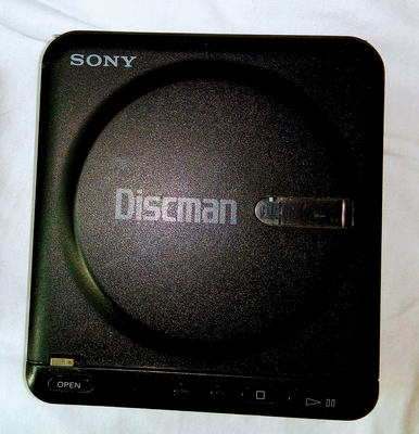 Schwarzer Discman von Sony
