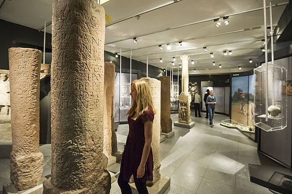 Verschiedene Objekte der Ausstellung Römer am Oberrhein