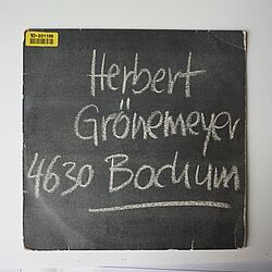 Plattencover Herbert Grönemeyer