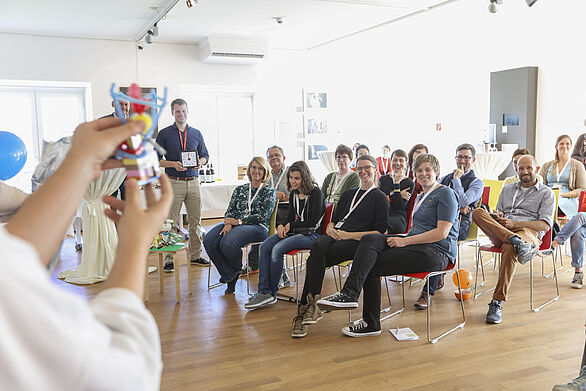 Ideenvorstellung bei einem Treffen des Bürgerbeirats