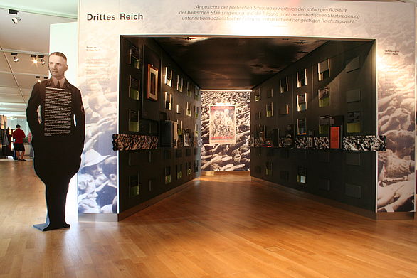 Ausstellungsbereich zu Baden im Dritten Reich