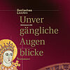Titelbild des Jahresmagazins „Unvergängliche Augenblicke“ des Badischen Landesmuseums. Vor rotem Hintergrund erscheint ein mittelalterliches Heiligenbild als Verweis auf Kunst und Kultur aus der Sammlung.