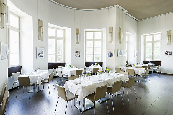 View into the castle café