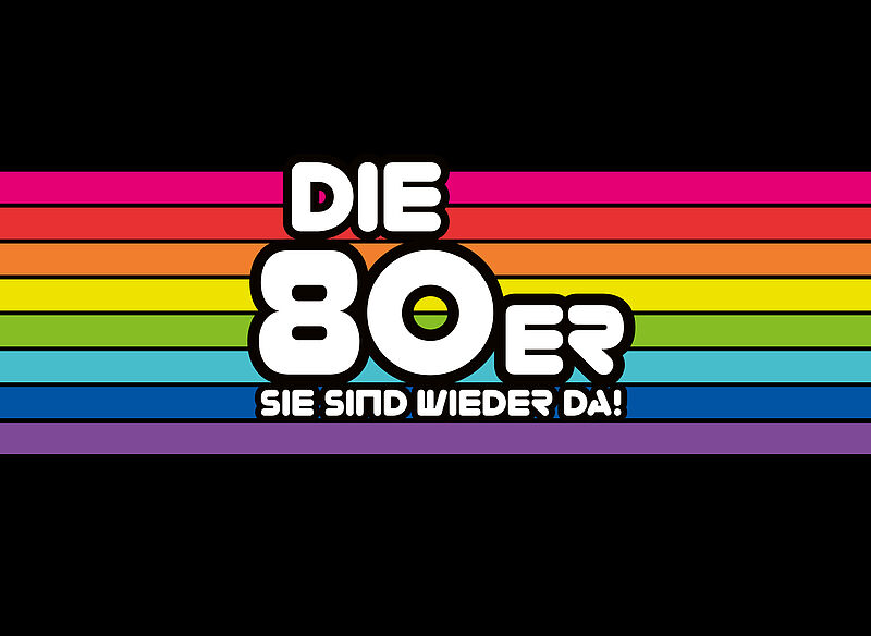 Key Visual zur Ausstellung Die 80er Sie sind wieder da