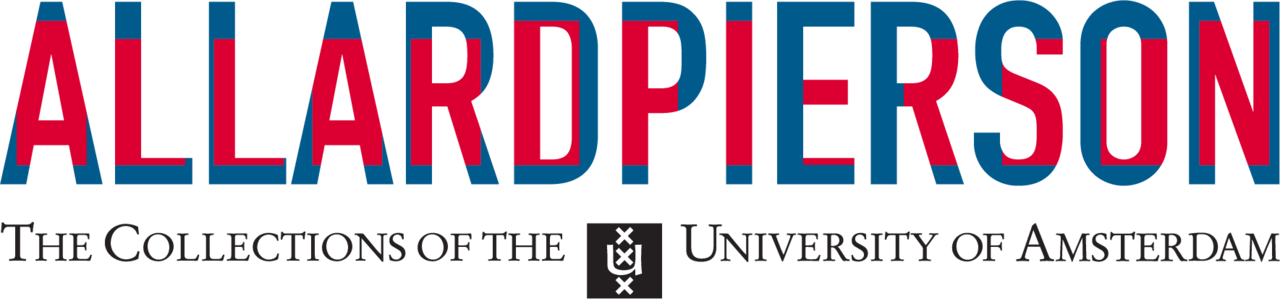 Logo of the Allard Pierson Museums Amsterdam, saying: Allard Pierson. The Collection of the University of Amsterdam