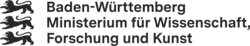 Logo Baden-Württemberg, Ministerium für Wissenschaft, Forschung und Kunst.