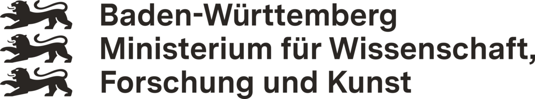 Logo Baden-Württemberg, Ministerium für Wissenschaft, Forschung und Kunst.