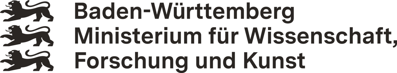 Logo Baden-Württemberg, Ministerium für Wissenschaft, Forschung und Kunst.