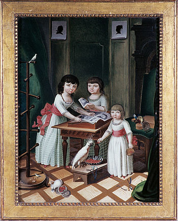 Gemälde der drei Prinzessinnen von Baden