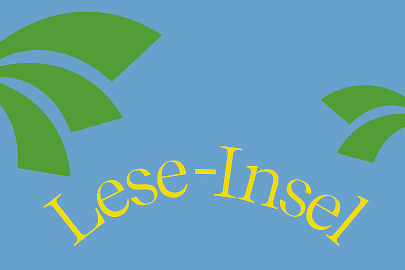 Plakat der Lese-Insel
