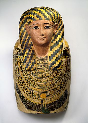 Deckel eines ägyptischen Sarges