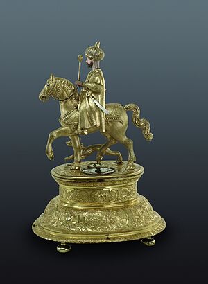 Automatenuhr – Osmanischer Reiter Augsburg, um 1580, Historisches Museum Basel