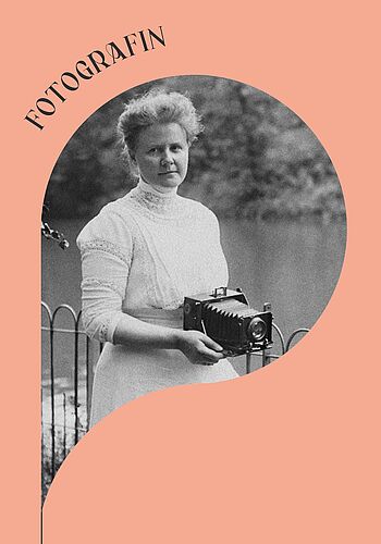 Porträt der Käthe Buchler mit der Überschrift "Fotografin"