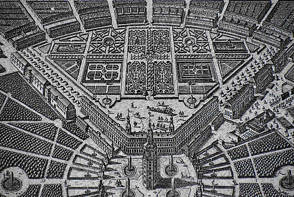 Excerpt from the city map of the residential city of Karlsruhe © Badisches Landesmuseum
