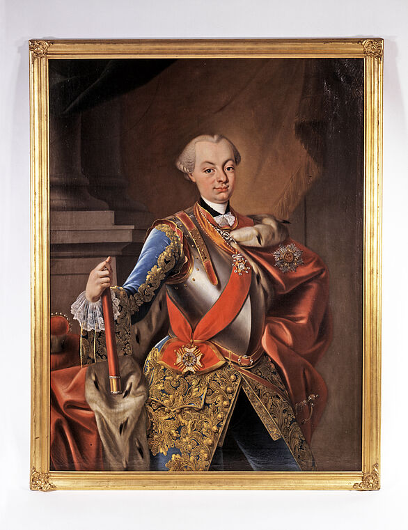 Markgrave Karl Friedrich of Baden-Durlach, probably Philipp Heinrich Kisling, around 1750, oil on canvas, © Badisches Landesmuseum, Photo: Goldschmidt