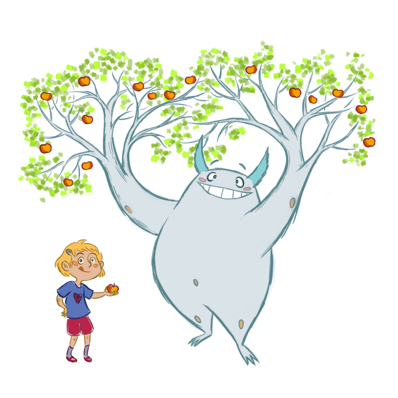 Illustration des KiT Klimamonsters