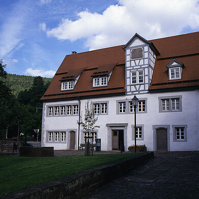 View of the Monastery Museum Hirsau with entrance