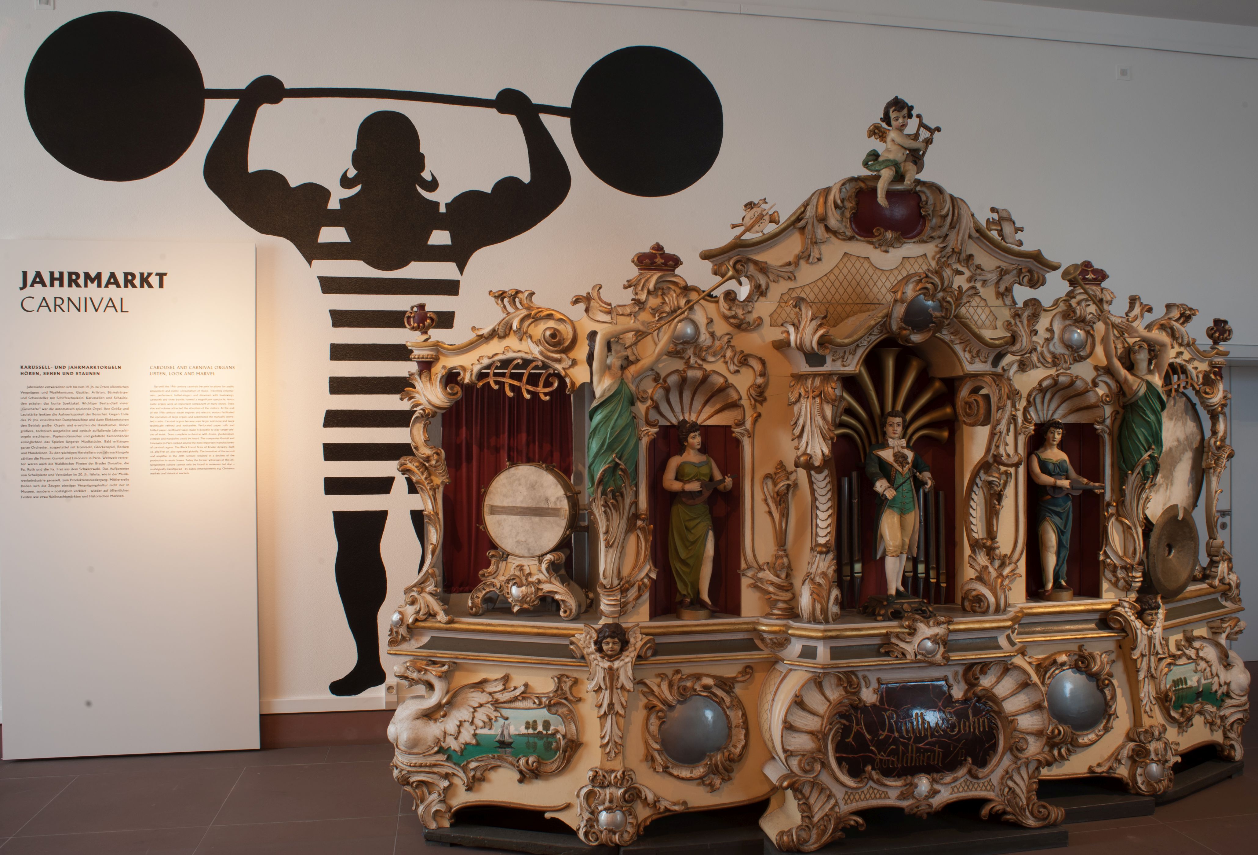 Ansicht der Jahrmarktorgel Selection